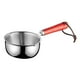 thumbnail image 5 of Mini olla para sopa de acero inoxidable, calentador de leche, olla para cocinar gachas, olla antiadherente para derretir con doble de vertido, 150ml Sunnimix mini cacerola, 5 of 8