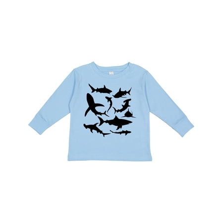 

Inktastic School of Sharks Gift Toddler Boy or Toddler Girl Long Sleeve T-Shirt