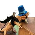 thumbnail image 2 of Bangcool Lizard Hat Mini Decorative Bearded Dragon Hat with Bowtie & Leash for Christmas, 2 of 10