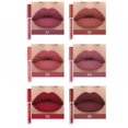 thumbnail image 3 of EIMELI 6Pcs Matte Liquid Lipstick Makeup Set  Matte liquid Long-Lasting Wear Non-Stick Cup Not Fade Waterproof Lip Gloss (Set A), 3 of 5