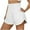 White, variant on Horkkom Athletic Shorts for Women Solid Color High Waist Running Shorts Summer Outdoor Workout Yoga Shorts, Gifts for Women L