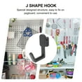 thumbnail image 2 of 20pcs Peg Board Hook Plastic J Style Display Hook Shelf Hanger Supplies, 2 of 6
