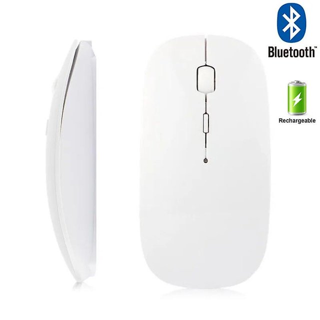 5.0 Bt Wireless Mouse For Apple Macbook Air Xiaomi Pro Mouse For Huawei Matebook Laptop Notebook Computer Ipad Tablet Matepad Mice Trackballs