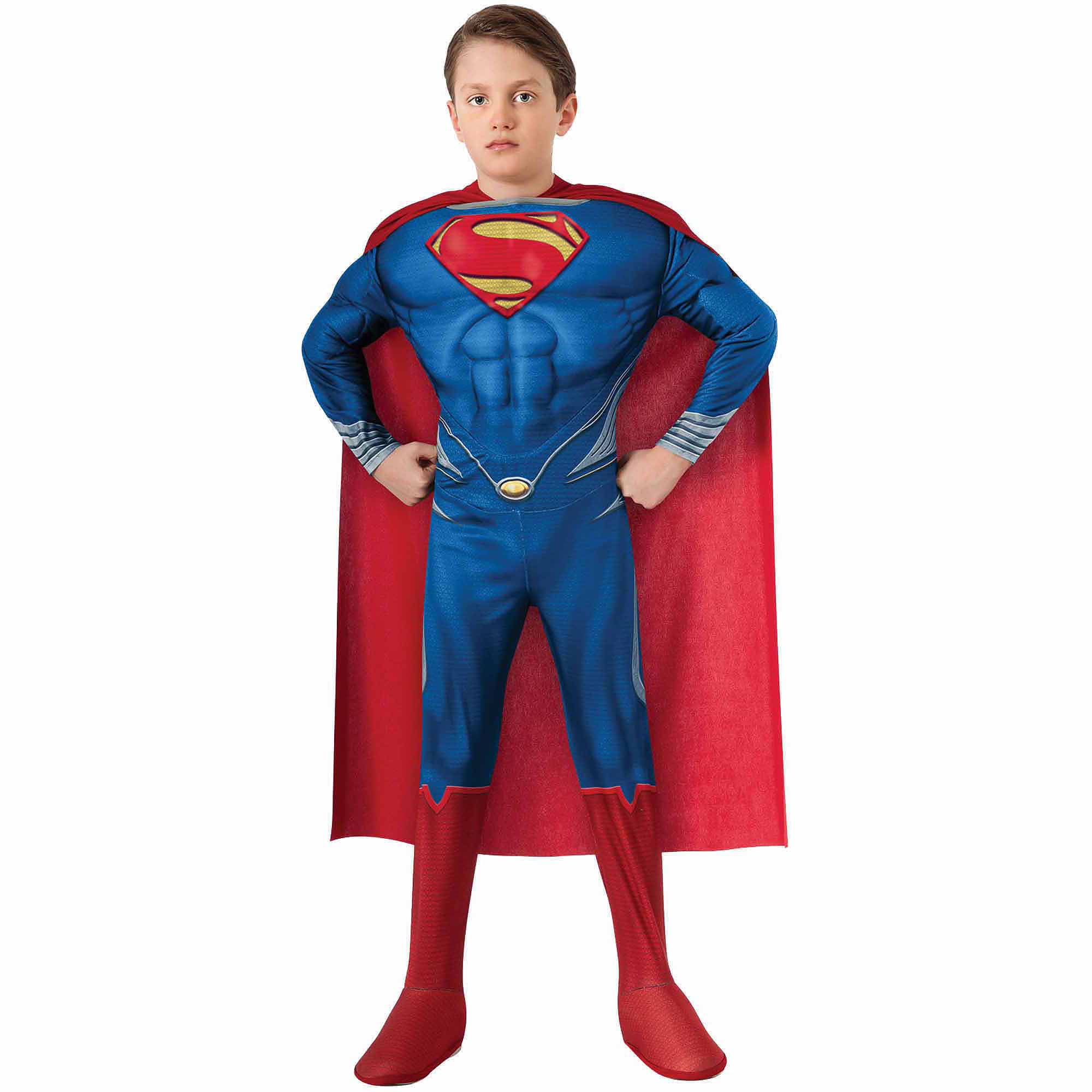 Halloween Costume Boys Superman Size Large 10-12 New 