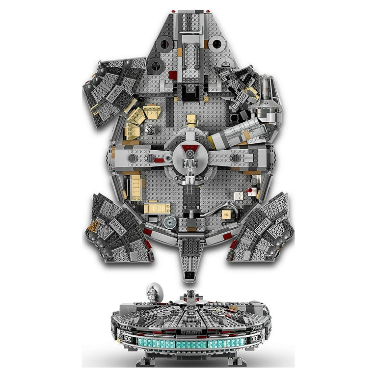 LEGO Star Wars Millennium Falcon 75257 Building Set - Starship Model with  Finn, Chewbacca, Lando Calrissian, Boolio, C-3PO, R2-D2, and DO  Minifigures