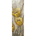 thumbnail image 3 of OToole, Tim 11x24 Black Modern Framed Museum Art Print Titled - Ochre Tulips I, 3 of 5