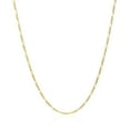 thumbnail image 2 of ARAIYA JEWELRY 14K Yellow Gold 1.27 mm Solid Figaro Chain 24'' for Women, 2 of 5