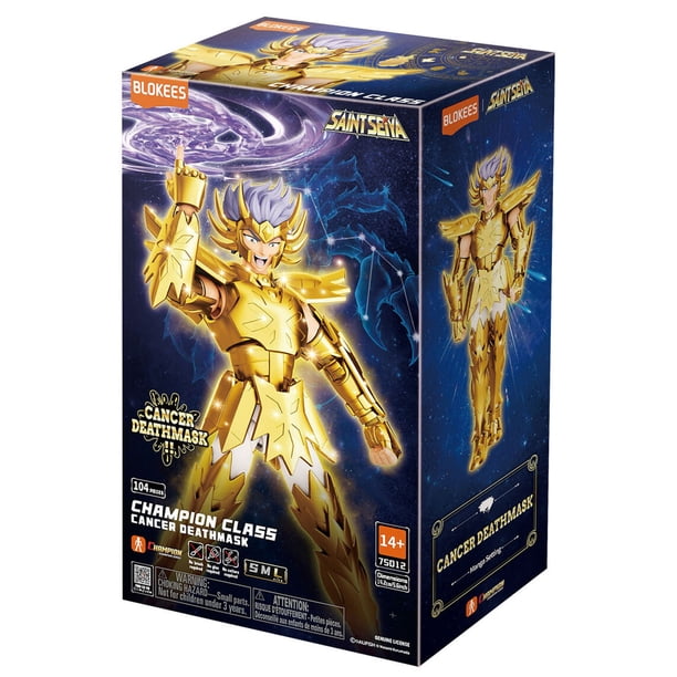 Figura Armable Coleccionable Blokees Saint Seiya Champion ClassMascara de la Muerte Cancer version Manga