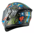 thumbnail image 3 of Casco Abatible Certificado Dot Para Moto Negro samurai TALLA 2XL, 3 of 5