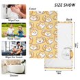 thumbnail image 2 of Happy Dog Pattern Bath Towel 100% Cotton Soft Thick High Absorbency Hand Face Towel Single Pack 16x28in, 2 of 7
