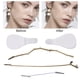 thumbnail image 2 of Cinta de estiramiento facial, cinta de levantamiento facial invisible con 3 cuerdas elásticas de levantamiento, reafirma la piel y oculta las arrugas faciales y del cuello, 2 of 5