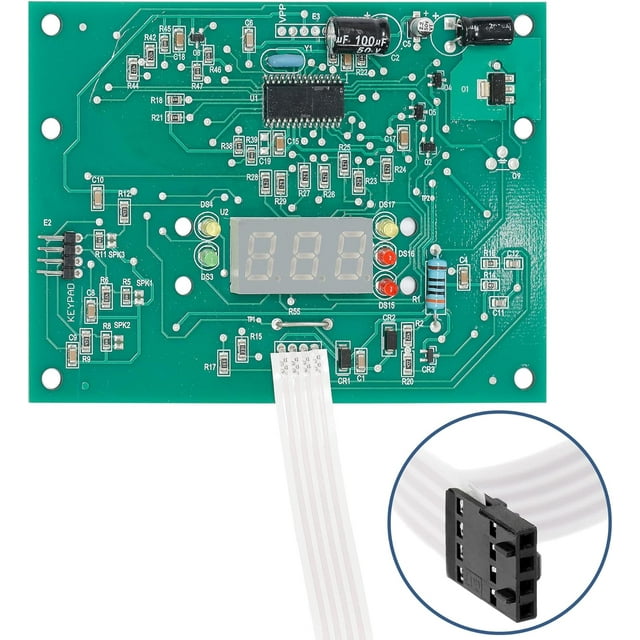 Display Board IDXL2DB1930, Compatible with Hayward Universal H-Series Low Nox Induced Draft Heater Models, Ending in FDN & FDP & IDL2 & IDPL2, H350FDP, H250IDL2, Swimming Pool Heater Replacement Part