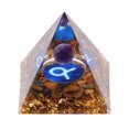 thumbnail image 2 of Pyramide Orgone, Pyramide de Méditation en Résine de Chakra pour Énergie Positive, 2 of 8