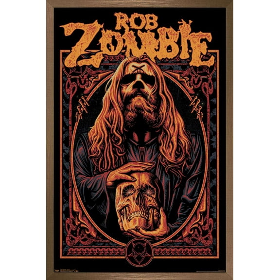 Rob Zombie - Warlock Wall Poster, 22.375" x 34", Framed