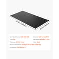 thumbnail image 3 of VEVOR Treadmill Mat for Carpet Floor, 35.5" x 78.7" x 0.16" Exercise Equipment Mat for Treadmills, Elliptical, Rowing Machine, High Density PVC Floor Protector, Waterproof and Non-slip for Home Gym, 3 of 9