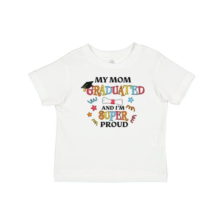 

Inktastic My Mom Graduated and I m Super Proud Gift Baby Boy or Baby Girl T-Shirt