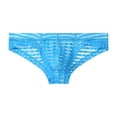 thumbnail image 6 of SGFCWSX Men's Sheer Mesh Lace Briefs** Blue XL, 6 of 6