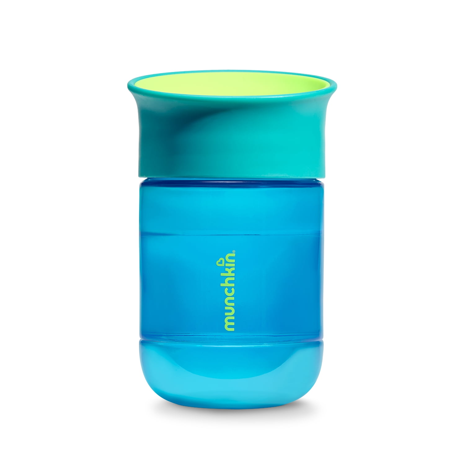 Munchkin Miracle 360 Toddler Sippy Cup, Medium-Flow, Spill-Proof Valve, 10 oz, Dark Blue, Unisex