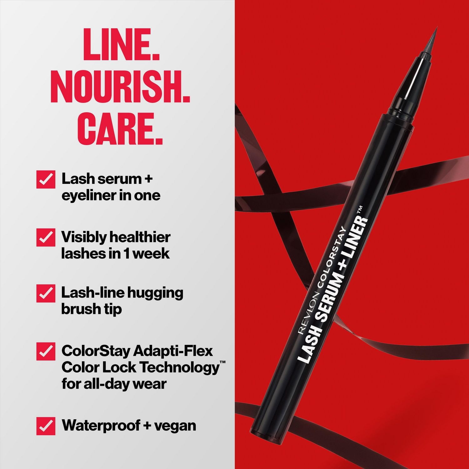 Traceur liquide ColorStay Lash Serum + Liner™, Hydrofuge, Végétalien 0.48 mL