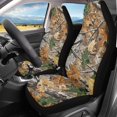 thumbnail image 2 of HUISEFOR Camo Forest Car Seat Cover Breathable Comfortable Car Seat Covers Front Seats Only Anti Slip Easy to Installation Universal Size Fit for Most Cars SUV 2 Pack, 2 of 7
