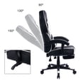 thumbnail image 3 of Gaming Chair with Footrest and Reclining Backrest, Racing Style High Back Office Chair, 3 of 7