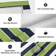 thumbnail image 6 of Green Navy Blue Striped Outdoor Rug for Patio/Deck/Porch, Non-Slip Large Area Rug 5 x 7 Ft, Farmhouse Stripes Indoor Outdoor Rugs Washable Area Rugs, Reversible Camping Rug Carpet Runner, 6 of 8