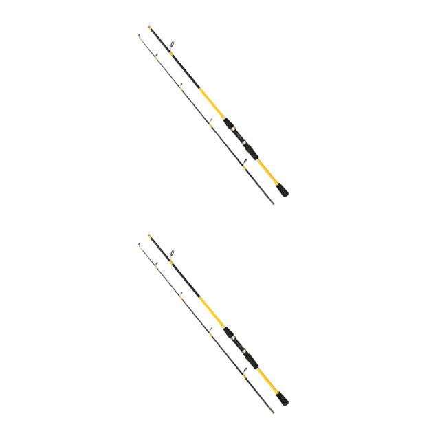 pitrice Sea Rod Fishing Tackle with Ceramic Guide Ring Metal Bracket For Sea Fishing 1.8 2Set