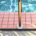 thumbnail image 4 of OUNONA 4Pcs Durable Stainless Steel Pool Ladder Caps Plated Silver Escutcheons Plates for Inground Handrails, 4 of 8