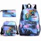 thumbnail image 1 of my world 3pcs Set Backpack Students Cartoon 3D Printed School Bag Bookbag Unisex Casual Travel bags Shoulder Bag Mochilas, 1 of 4