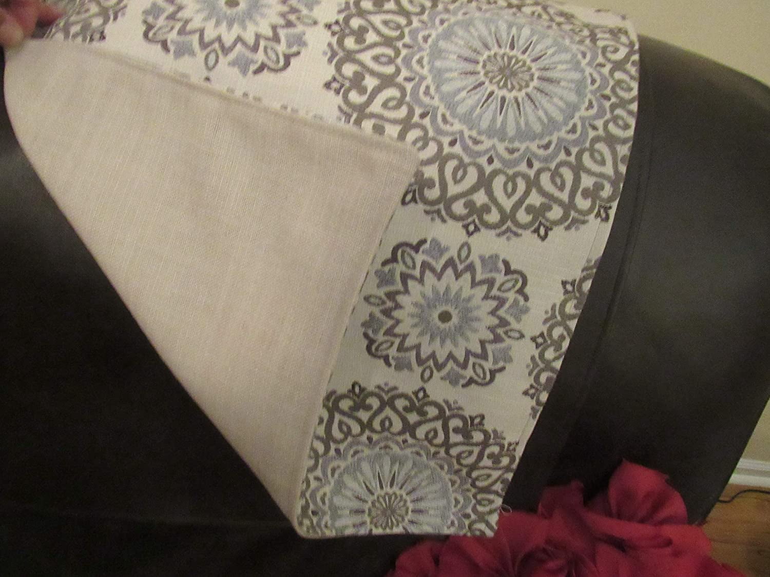 Headrest cover for furniture slipcovers headrest cover for recliner furniture protectors Home sofas loveseats theater chairs office chairs recliners RV's Housewarming gifts Blue Medallion