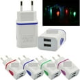thumbnail image 3 of Chargeur Mural Universel 2.1A 5V LED 2 USB Adaptateur de Charge Rapide Prise US Chargeur USB, 3 of 5