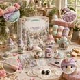 thumbnail image 4 of Cadancy Crochet Kit Gnomes 9 Piece Beginner DIY Amigurumi Tea Party Yarn Hook Pattern Guided Instruction Home Craft Gift for Adults Teens Supplies Holiday Christmas Stocking Stuffers, 4 of 6