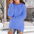 thumbnail image 2 of Girls Cute Thick & Warm Pullover Sweatshirt, Crew Neck Long Sleeve Loose Fit,Comfortable Cute Daily Sweater Outfit,Size:9-10 Years, 2 of 4