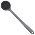 thumbnail image 1 of Qarigey Cepillo de baño de silicona, portátil, lavable, de mano, de mango largo, de repuesto, antideslizante, para baño, cuerpo, pierna, Cuerpo del baño Gris, 1 of 6