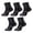 Dark Gray, variant on 5 Pairs Mens Ankle Running Socks, VLOOCKLW Breathable Fast-Dry Running & Gym Workout Socks Low Cut Cushioned Athletic Sports Socks