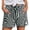 Shorts 18#Green, variant on WAYUTE Womens Shorts Striped Elastic Waist Casual Shorts with Drwastring and Pockets Comfort Everyday for Ladies Versatile Vacation Outfit