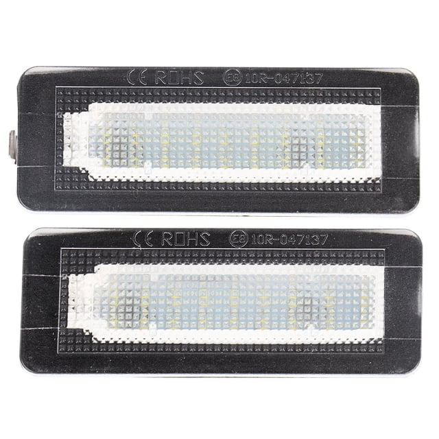 Lámpara de luz LED para matrícula de coche, 2 uds., compatible con Benz Smart Fortwo W450 W451 W453 Jadeshay A