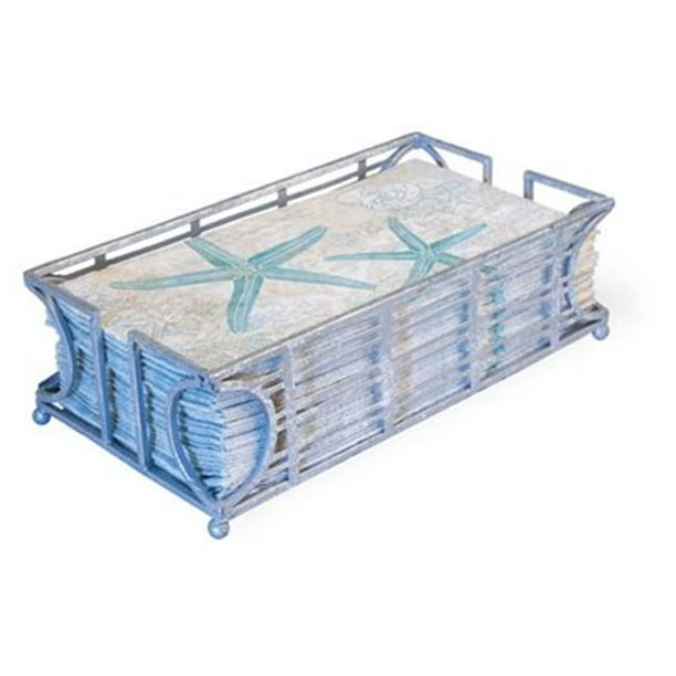 new york guest towel caddy silver foil