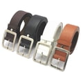 thumbnail image 5 of harmtty Classic Men Faux Leather Casual Business Waist Strap Belt Fashion Accessory Gift, 5 of 6