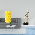 thumbnail image 2 of Jarrón De Flores De Porcelana, Adorno De Escritorio Con Escultura De Nota Musical, Centro De Mesa Creativo Para Sala De Estar Y Chimenea, Regalo De Inauguración De La Casa., 2 of 8