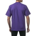 thumbnail image 2 of Pro Club Men's Heavyweight Cotton Short Sleeve Crew Neck T-Shirt,White,L, 2 of 5