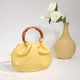thumbnail image 3 of 4 Piezas Reemplazos de Resolver de Bolsa de Bambú Redondo de Madera Hecho una Mano Bolso Monedero Asas para la ElaboracióN de Bolsos, 3 of 8