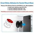 thumbnail image 2 of 9 Pack Sticky Adhesive Replacement Compatible with Pops Socket Mount Base, pop-tech VHB 3M Sticker Pads for Phone, 2 of 5