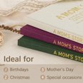 thumbnail image 4 of Journal Artmag Mom's Life Story, de lino, tapa dura, color morado, 4 of 6
