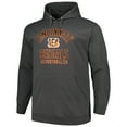 thumbnail image 2 of Men's Fanatics Heather Charcoal Cincinnati Bengals Big & Tall Pullover Hoodie, 2 of 3