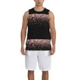 thumbnail image 6 of Rocae Rose Gold Glitter1 for Men's Basketball Jersey Lightweight and Breathable Athletic Tank Top,Quick-Drying Sports Jersey 4X-Large, 6 of 9