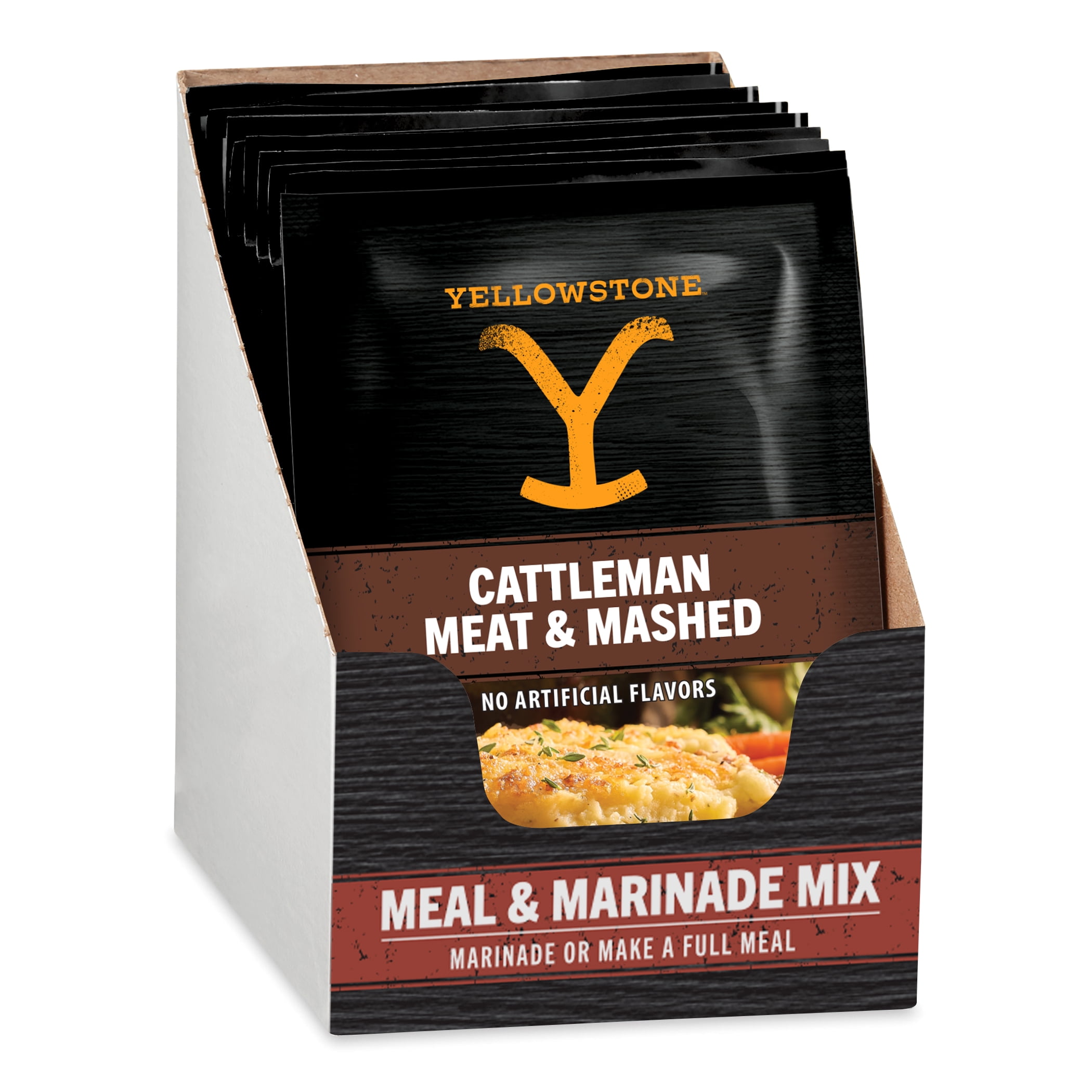 (6 pack) Yellowstone Cattleman Meat & Mashed, 1.25 oz