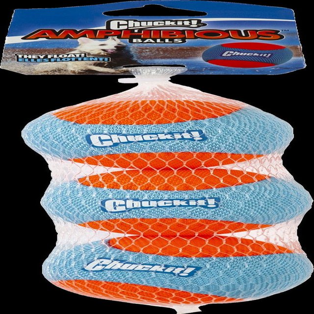 CHUANK Balles de Rapport Amphibies, Lot de 3, Jouet pour Chien