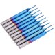 thumbnail image 4 of Brocas de enrutador 2 ranuras revestimiento azul brocas de fresado extremo de bola en espiral 2 x 17 mm Bling Bling, 4 of 12