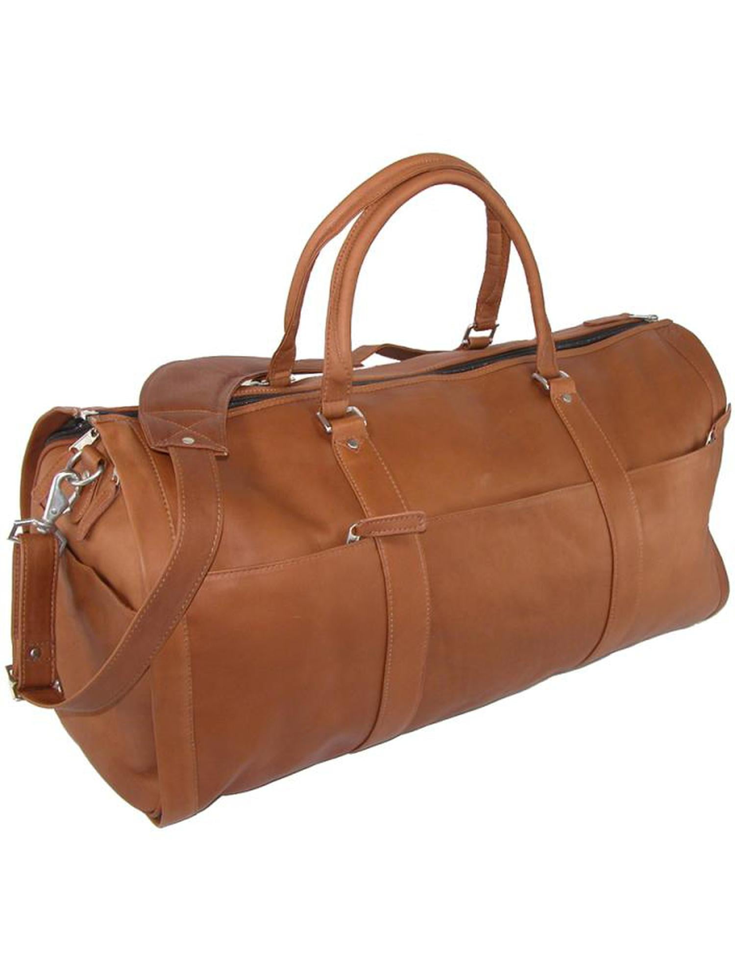 leather duffle garment bag